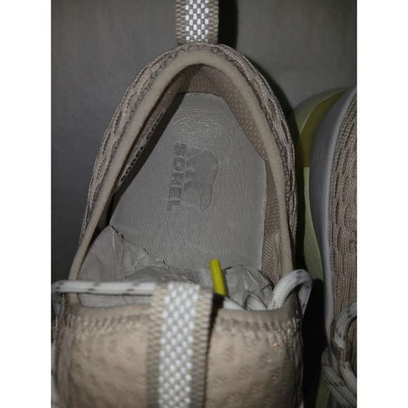 Sorel Kinetic Impact Lace Womens Size 9 NL4694-278 Beige Yellow Walking Shoes - Picture 10 of 10